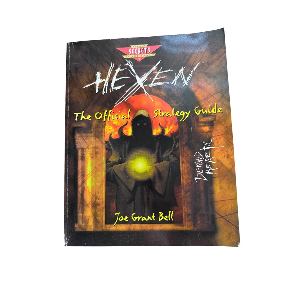 Hexen Beyond Heretic Official Strategy Guide Prima Joe Grant Bell 1996 PC CD-ROM